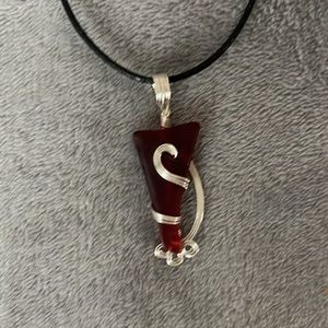 Garnet necklace